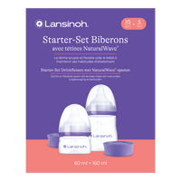 Starter-Set pasgeborenen Drinkflessen met NaturalWave® - spenen