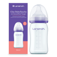 NaturalWave® Glazen Voedingsflessen & spenen