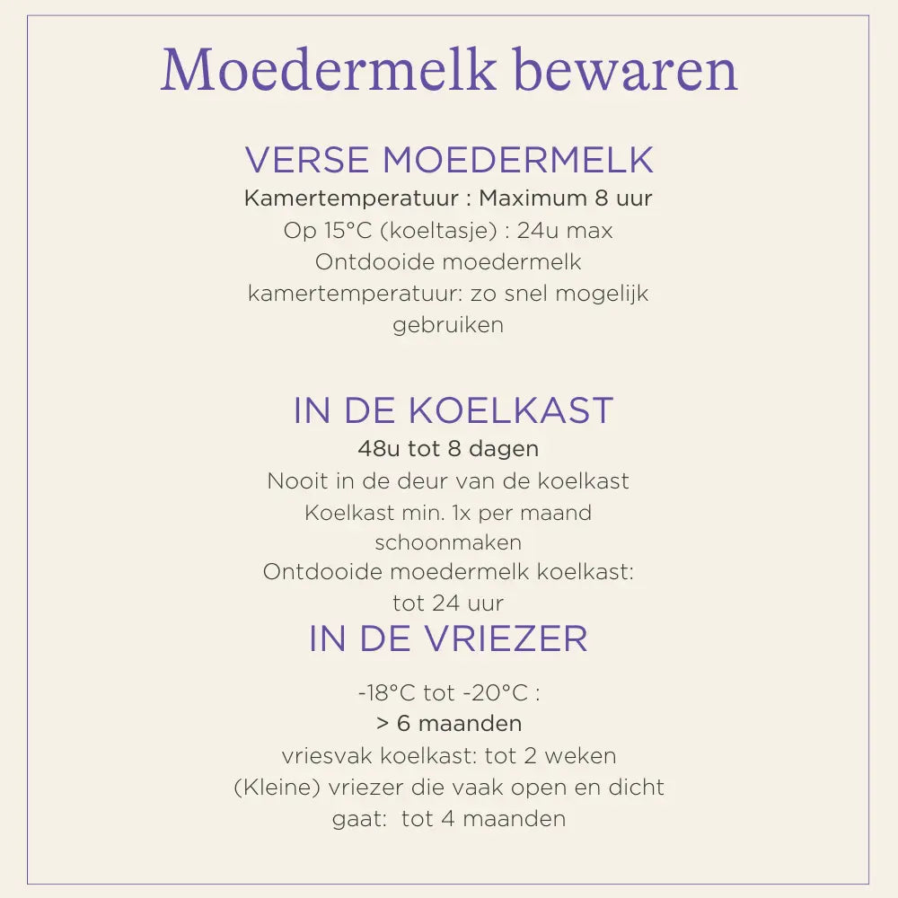 Moedermelkbewaarzakjes - lansinoh-nl