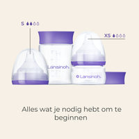 Starter-Set pasgeborenen Drinkflessen met NaturalWave® - spenen