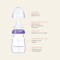 Starter-Set pasgeborenen Drinkflessen met NaturalWave® - spenen