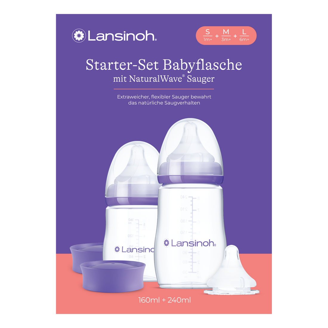 Starter-Set drinkflessen & NaturalWave® spenen