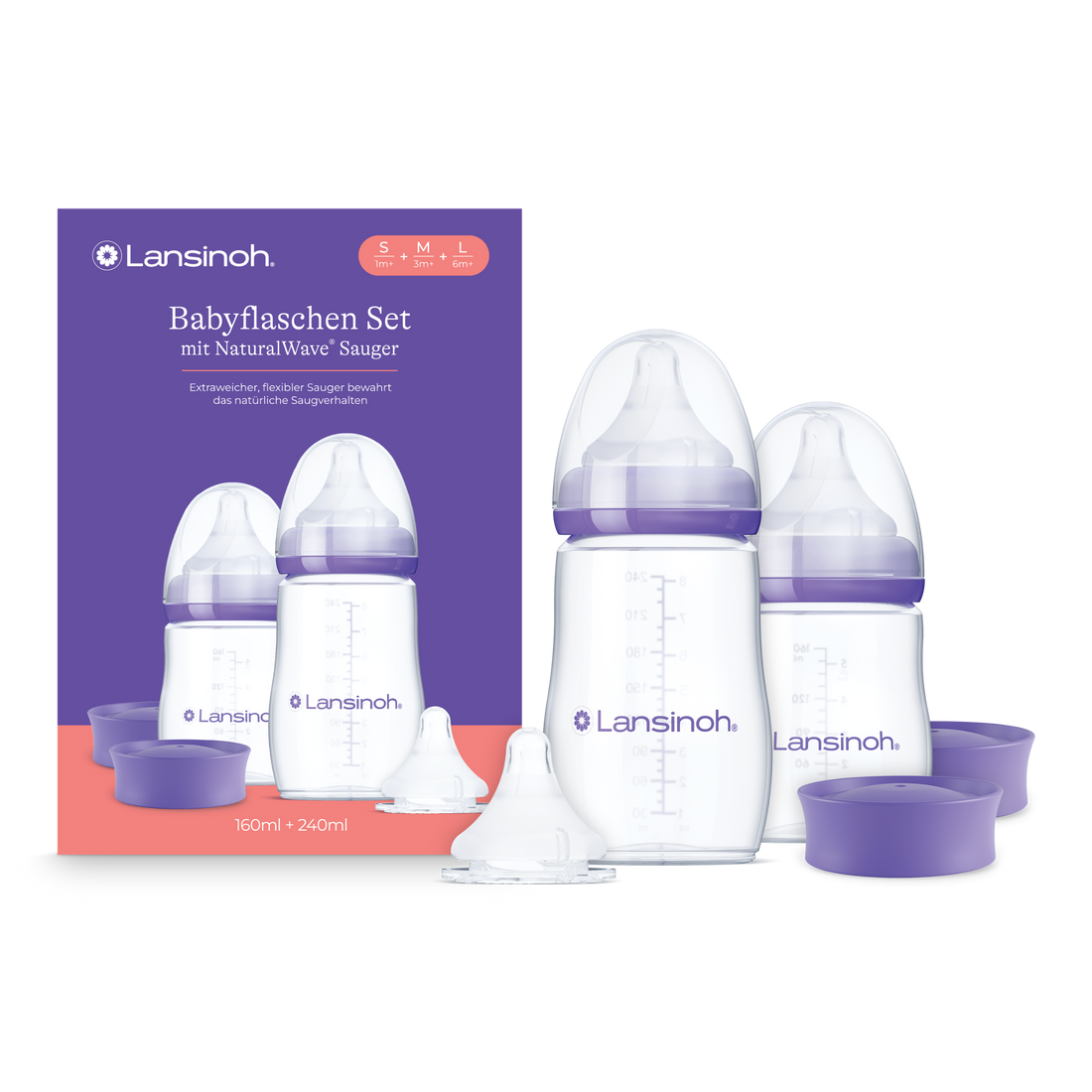 Set drinkflessen & NaturalWave® spenen